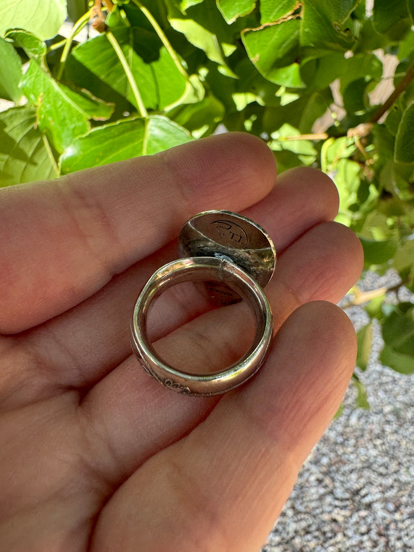 Turquoise Pear Ring (Sz 4.75-5)