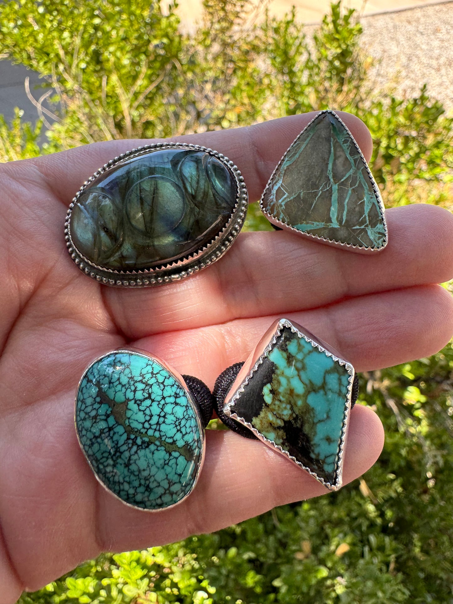 Hubei Turquoise Hair Tie (freeform)