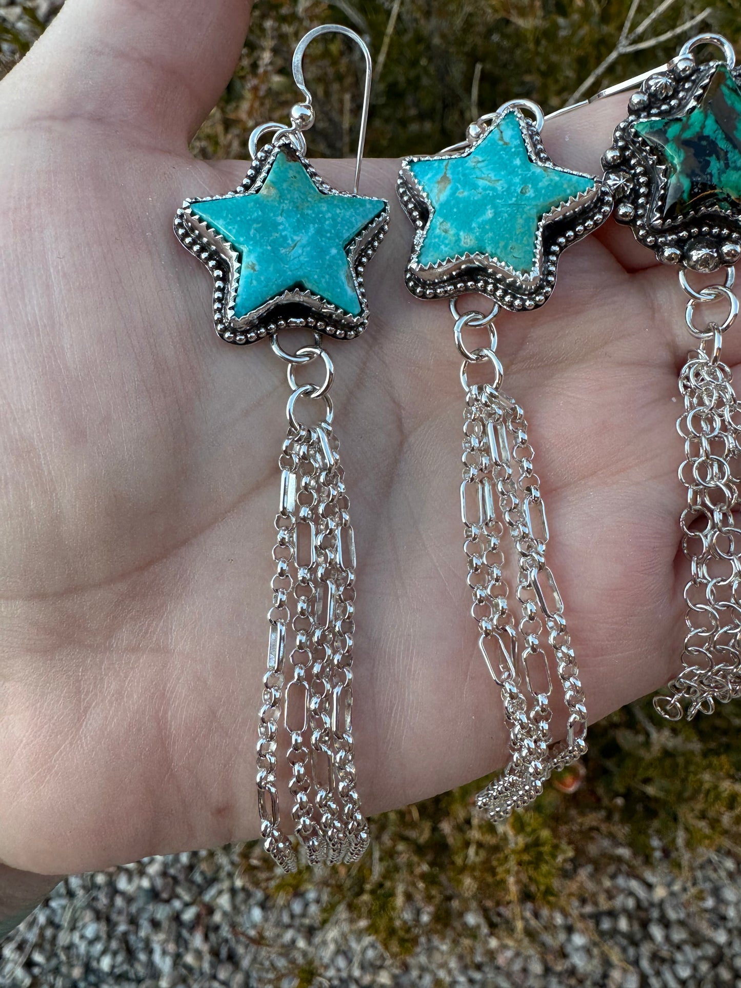 Sonora Turquoise Turquoise Chain Earrings