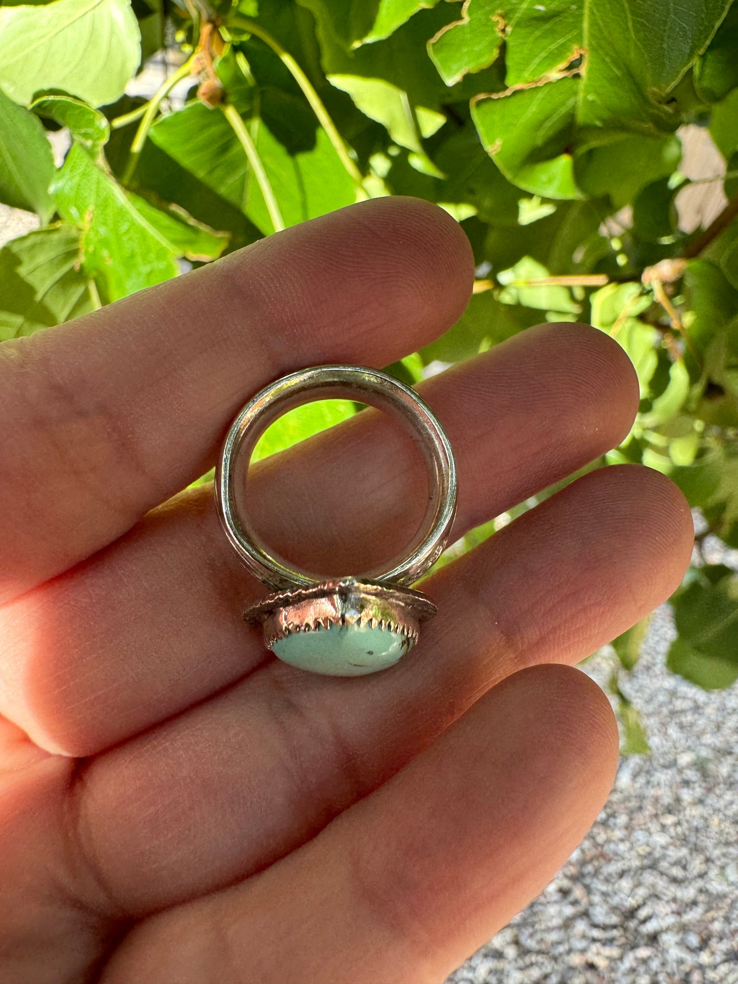 Turquoise Pear Ring (Sz 4.75-5)