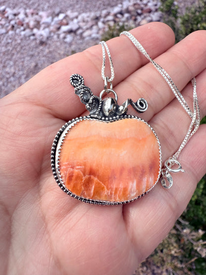 Large Pumpkin Necklace (4)