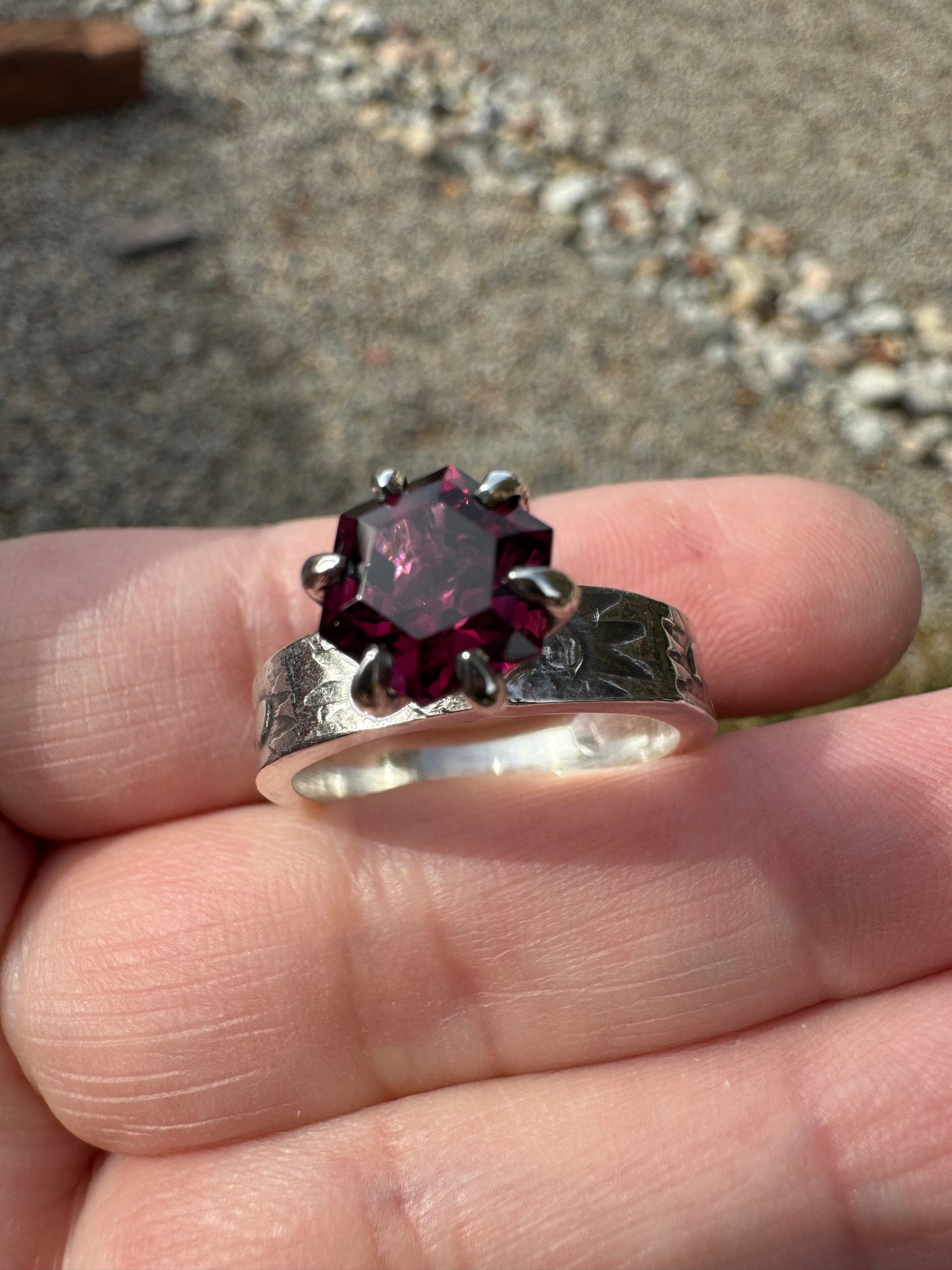 Rhodolite Garnet Ring (Sz 9.25)
