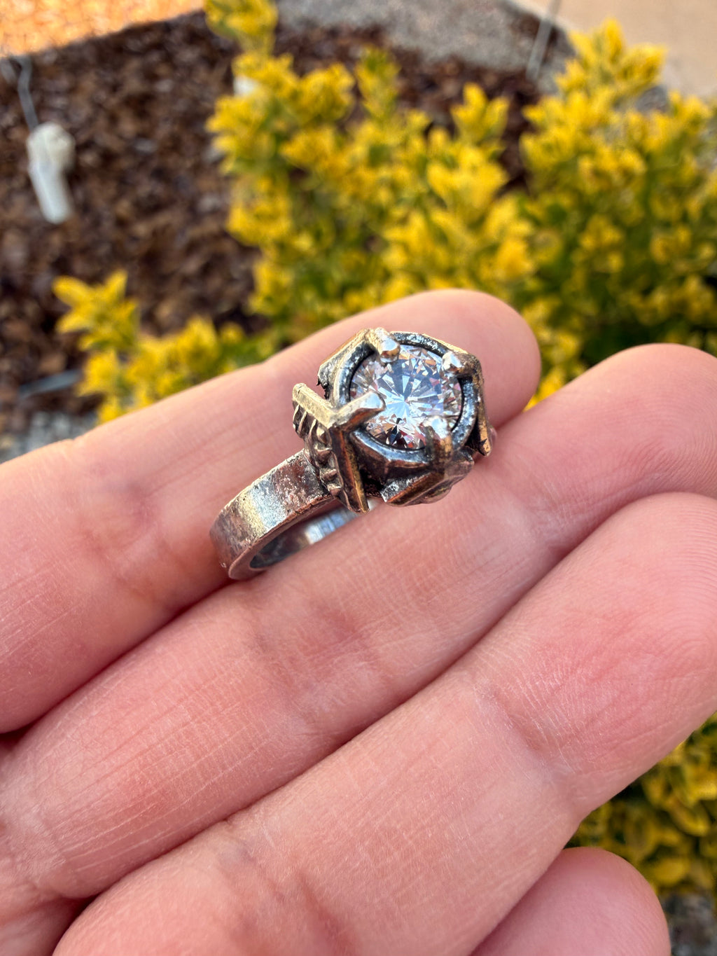 Rustic Navajo Ring (Sz 8)