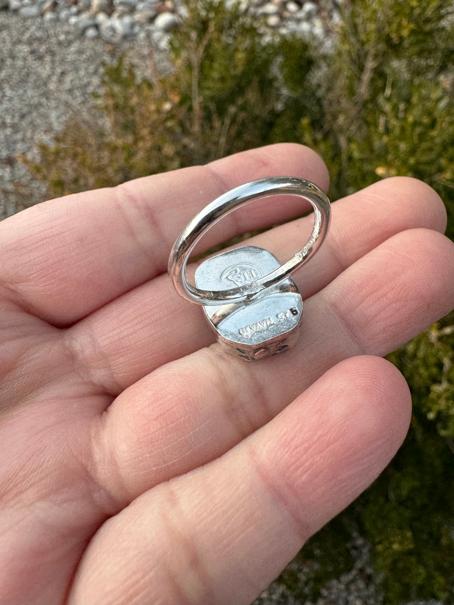 Sterling Opal Ring (Sz 7)
