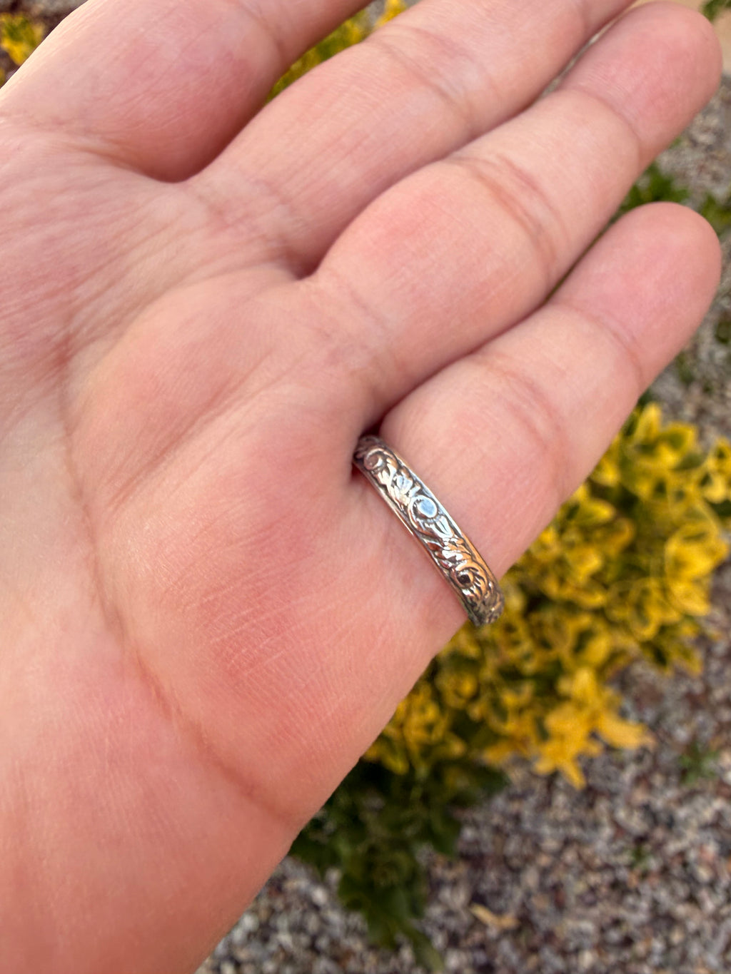 Moss Agate Ring (Sz 7)