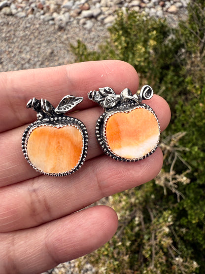 Pumpkin Stud Earrings (1)