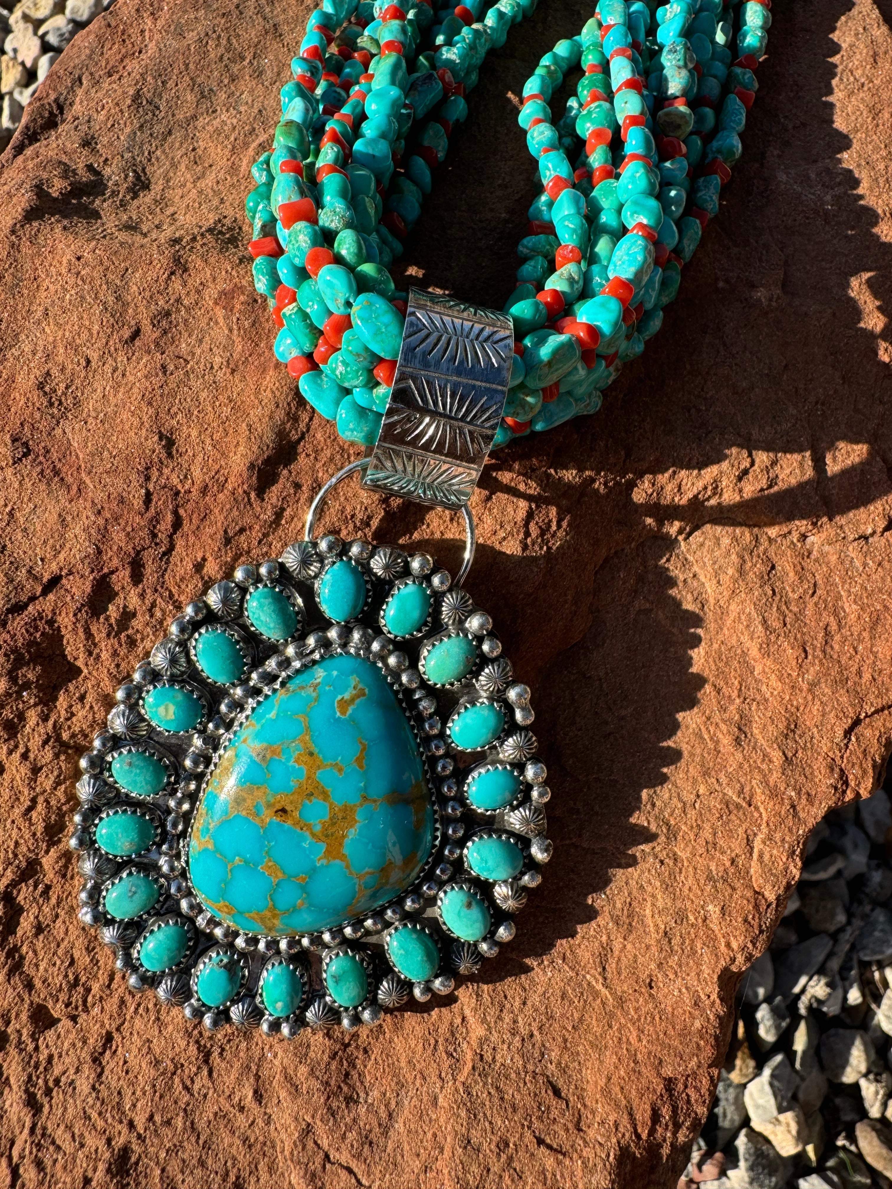 Navajo Cluster 11-Strand Necklace