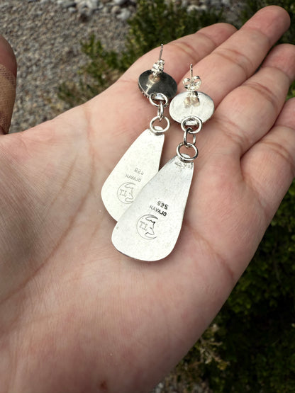 Hubei Turquoise & Pearl Earrings