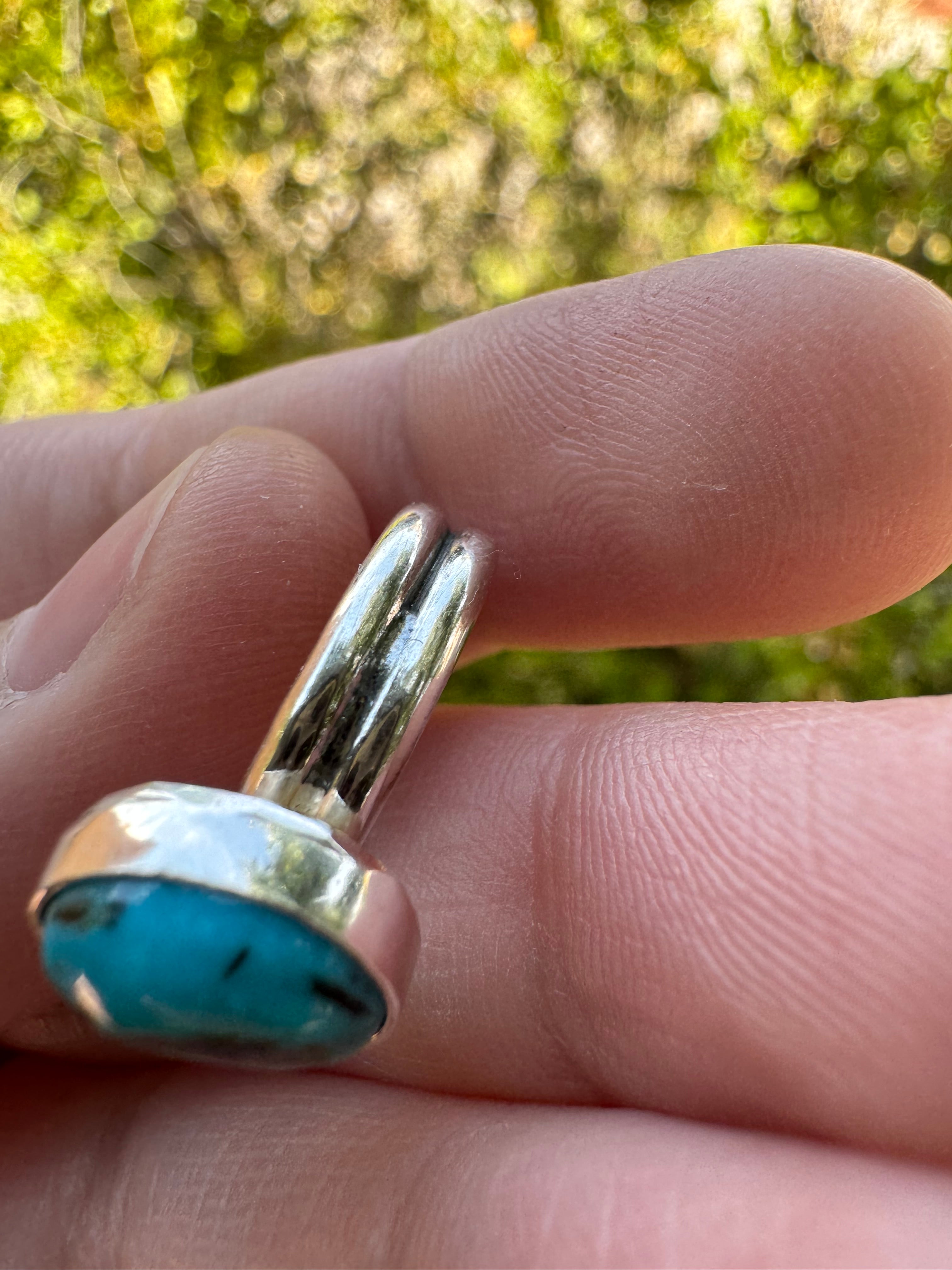 Mexican Turquoise Ring (Sz 4)