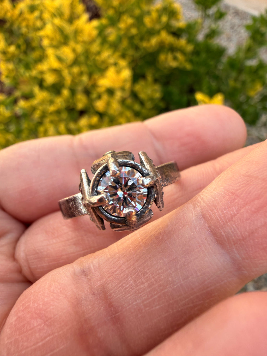 Rustic Navajo Ring (Sz 8)