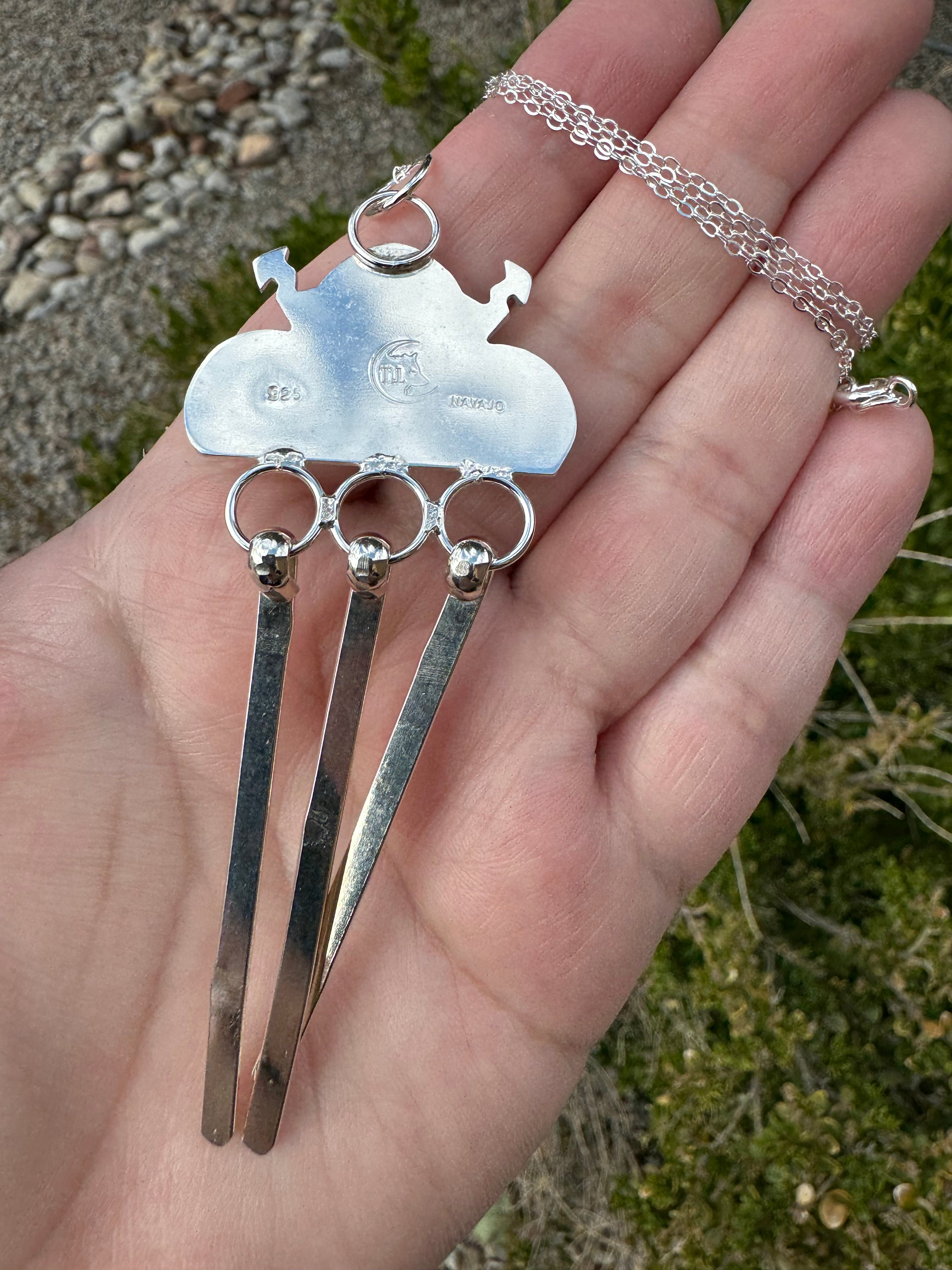 Sonoran Gold Turq. Thundercloud Necklace