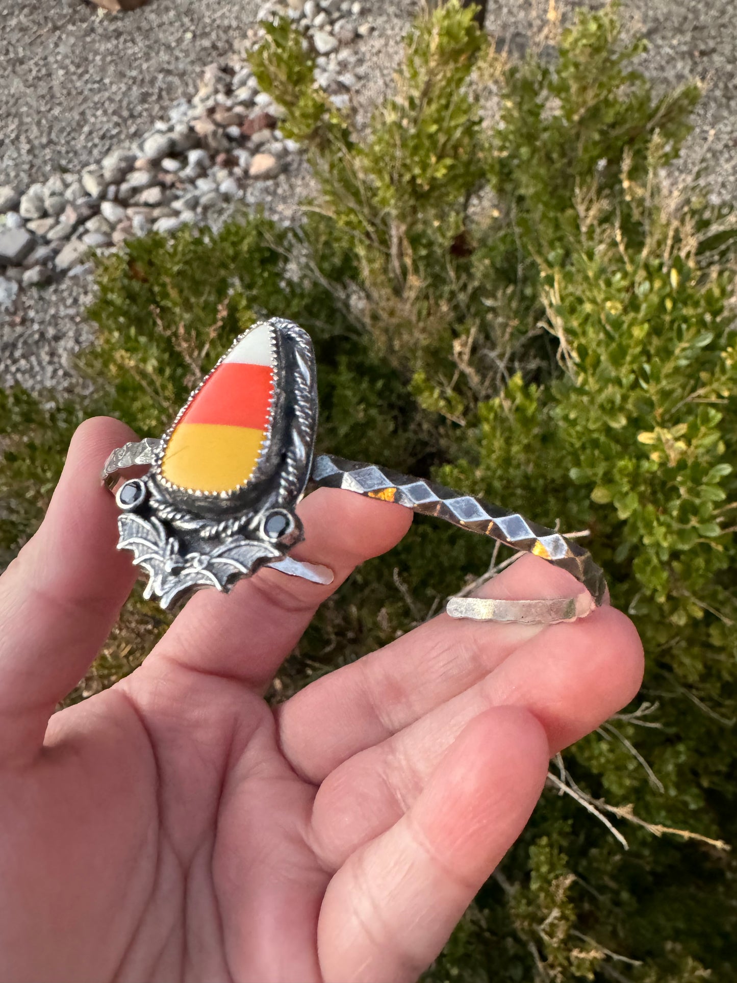 Candy Corn Bat Bracelet