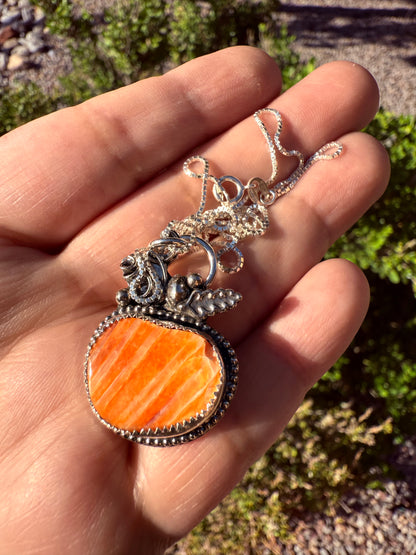 Small Pumpkin Necklace (2)