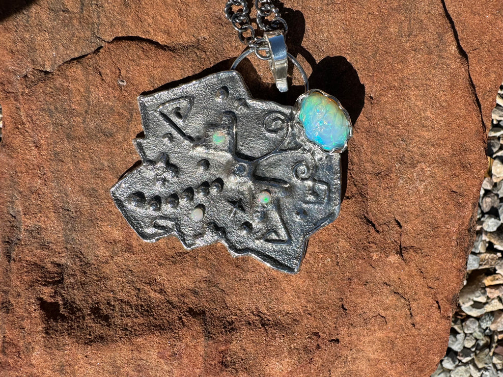 Navajo Dragonfly Journey Pendant