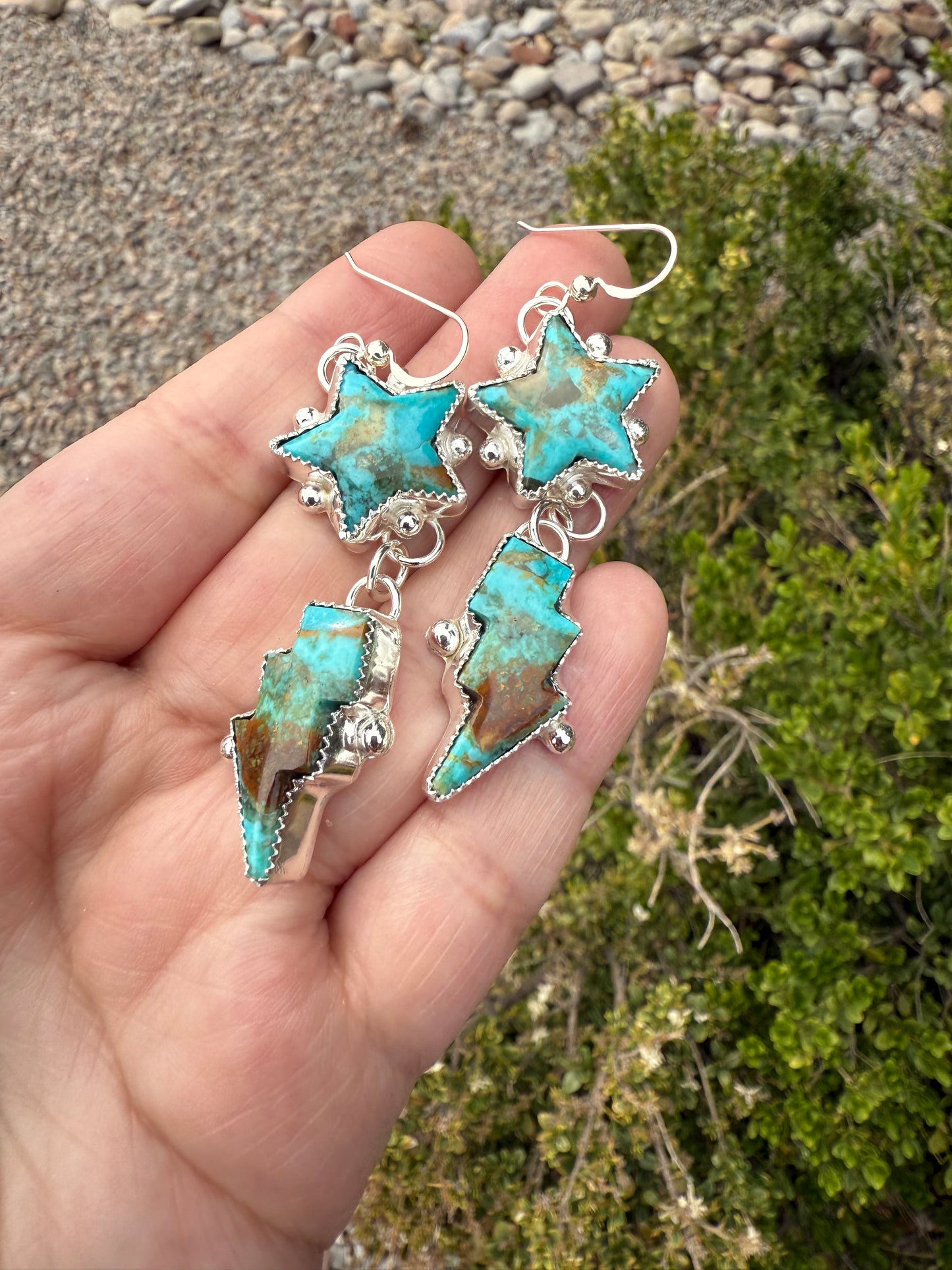 Star & Lightning Earrings