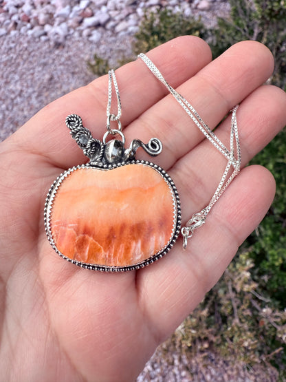 Large Pumpkin Necklace (4)