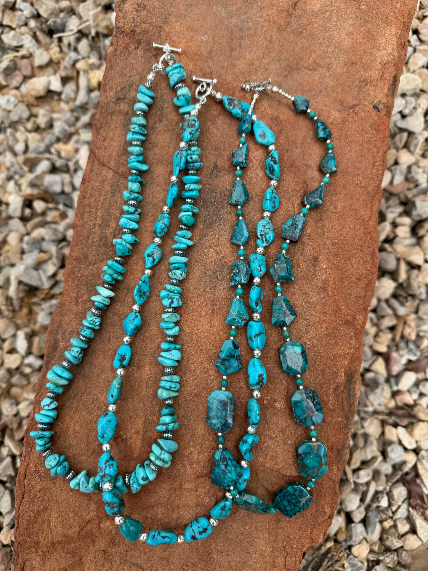 Geometric Turquoise Necklace