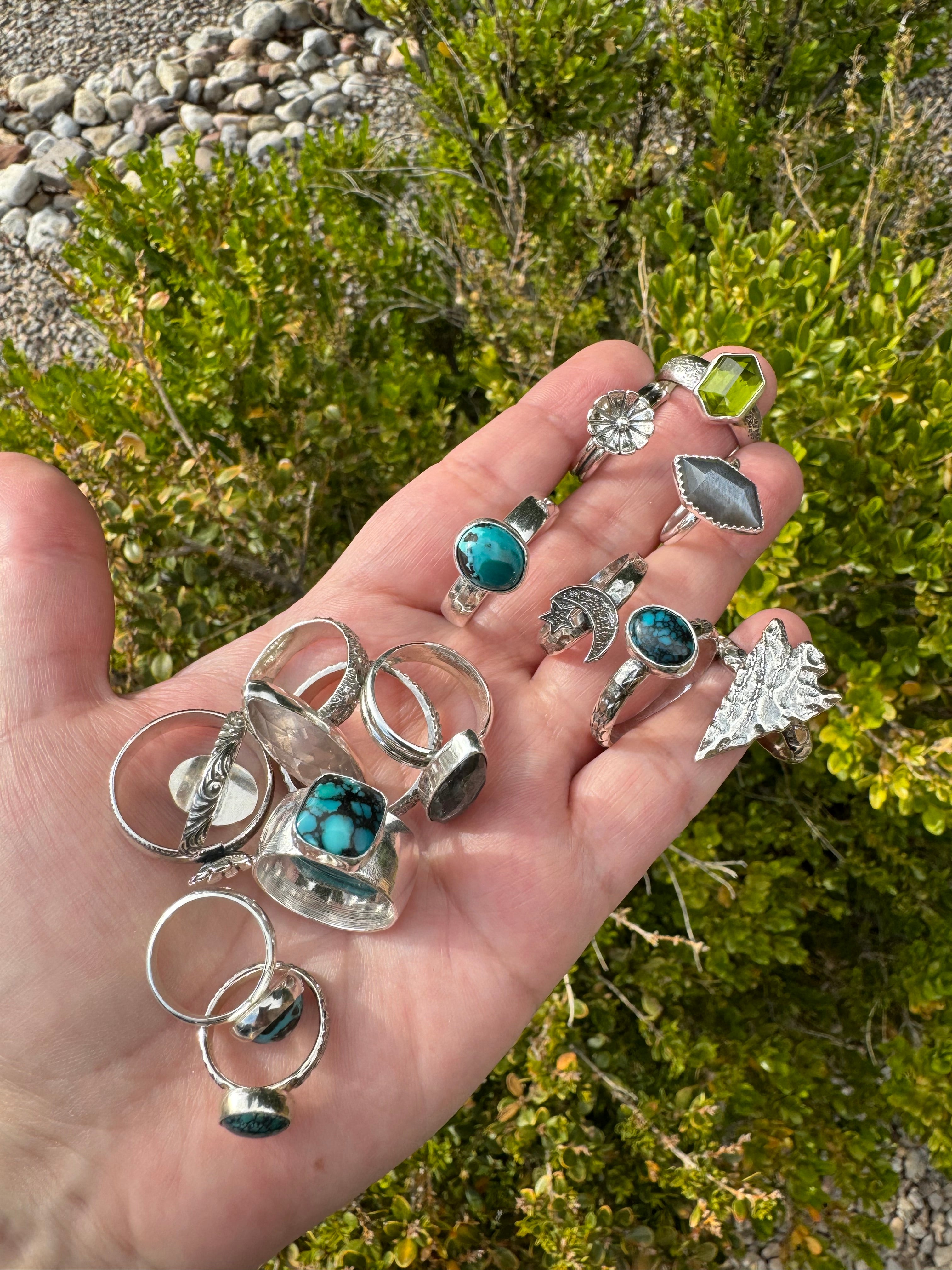 Turquoise Oval Ring (Sz 11.5)