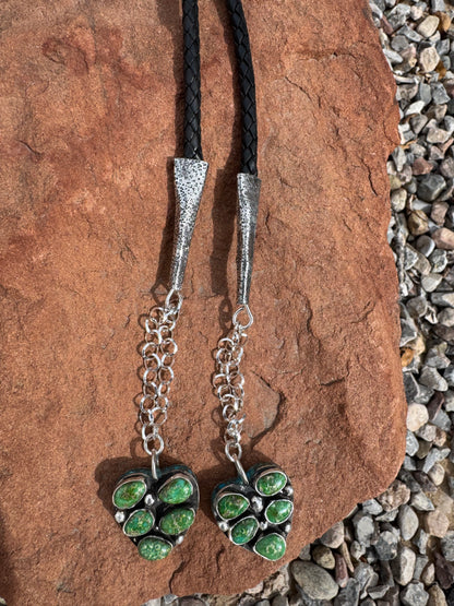 The Turquoise Heart Bolo Tie
