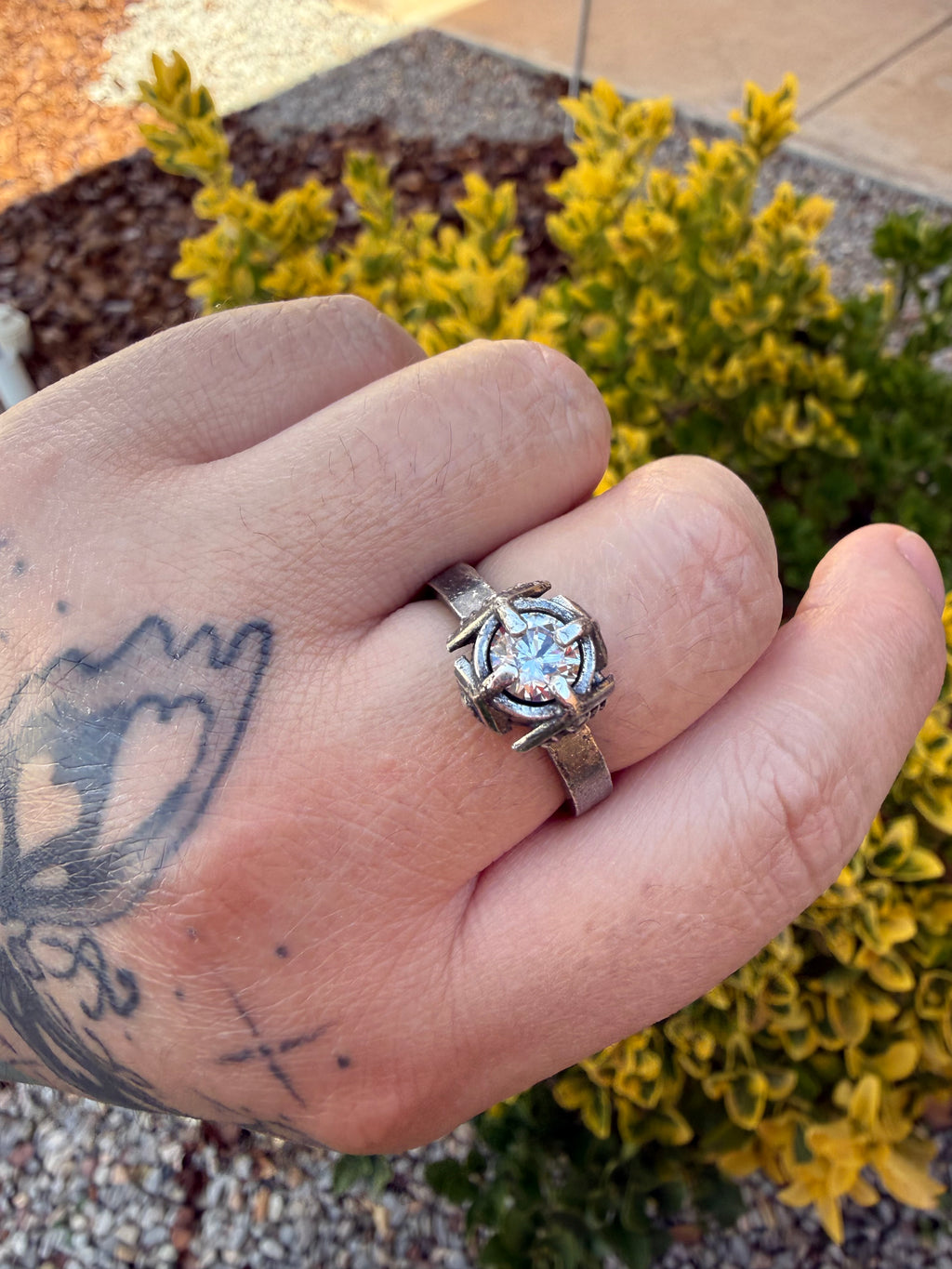 Rustic Navajo Ring (Sz 9)