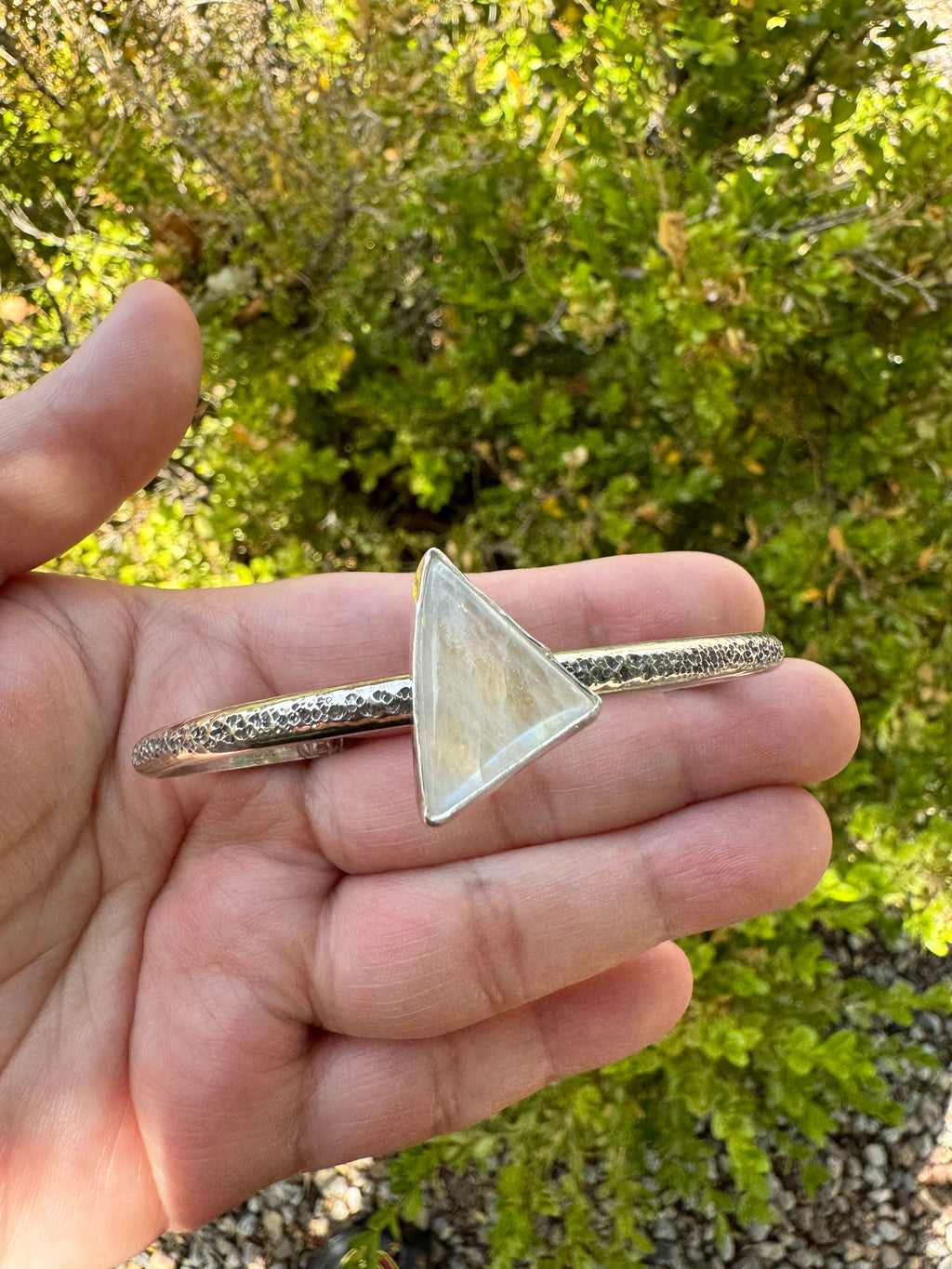 Moonstone Freeform Bracelet