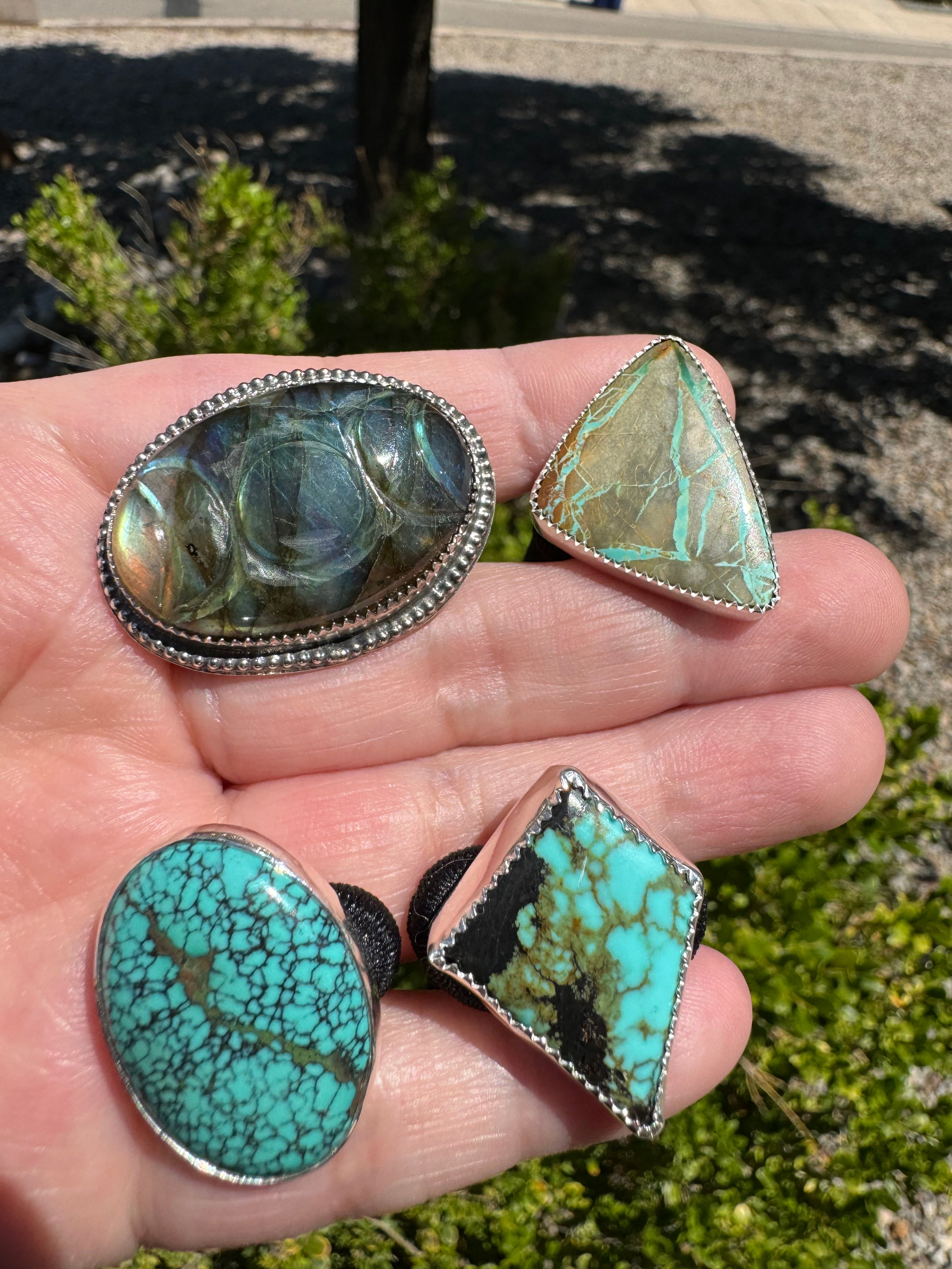 Royston Turquoise Hair Tie