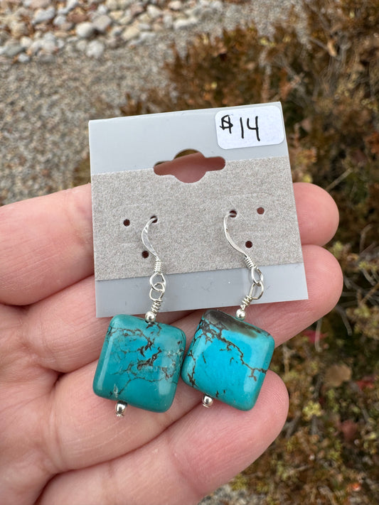 Turquoise Wire-wrapped Earrings (9)
