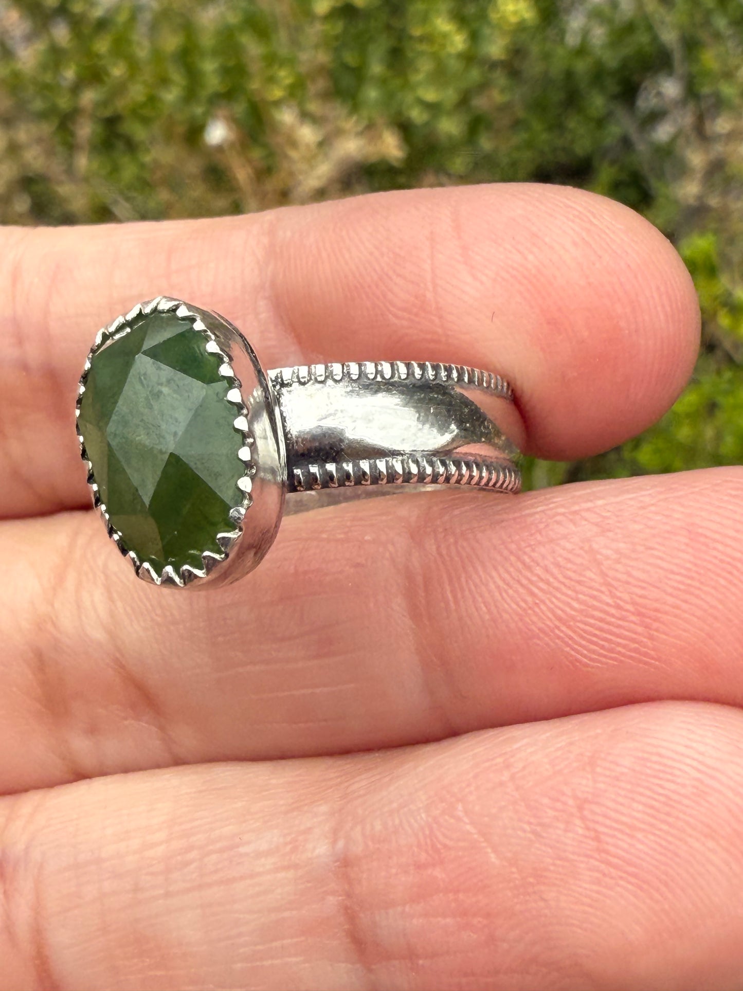 Grossular Garnet Ring (Sz 8)