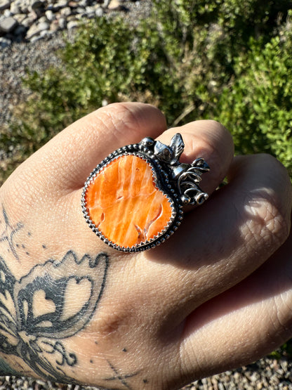 Small Pumpkin Ring (Adjustable sz 3-10)