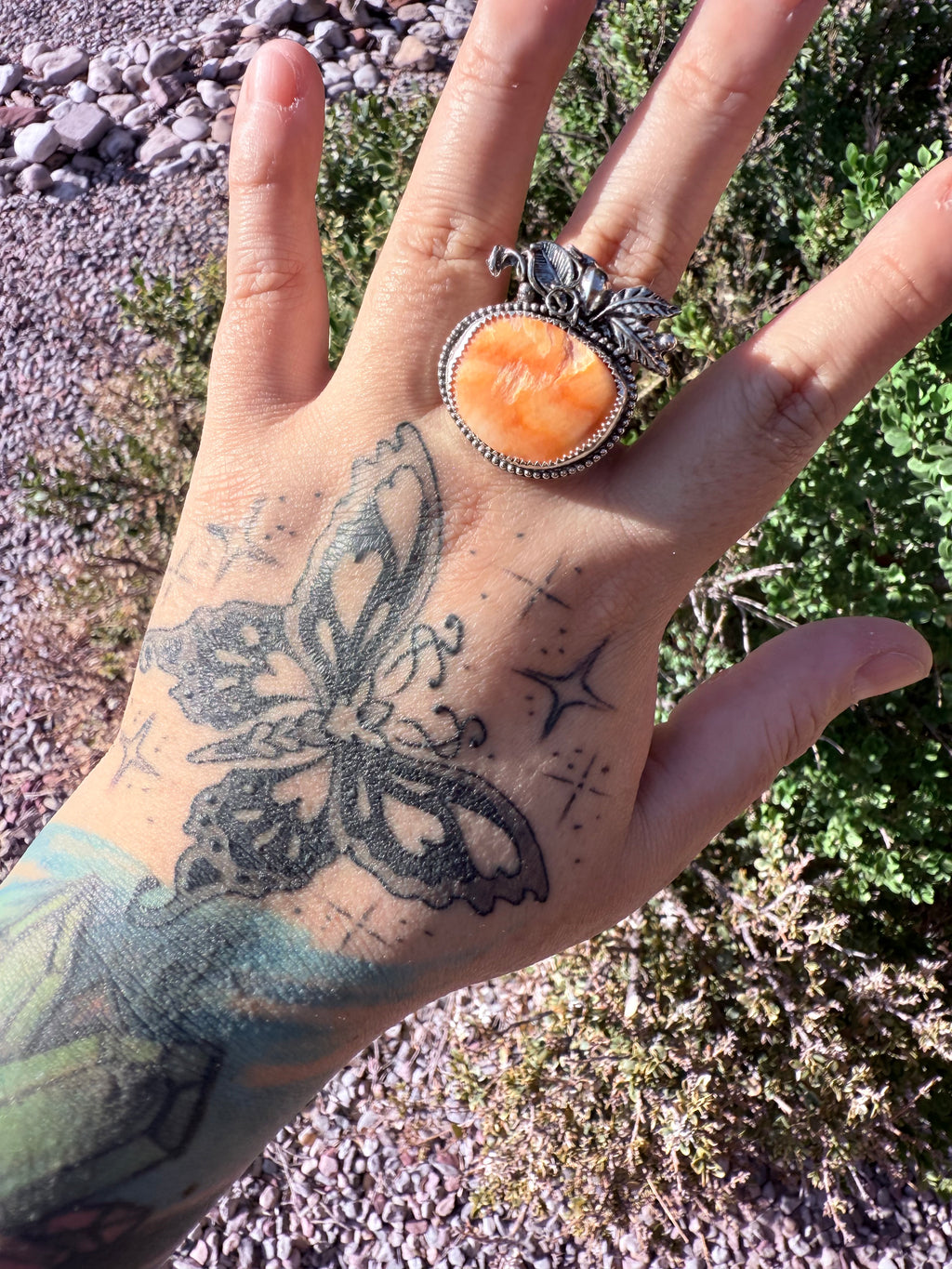 Medium Pumpkin Ring (Adjustable sz 6-13)