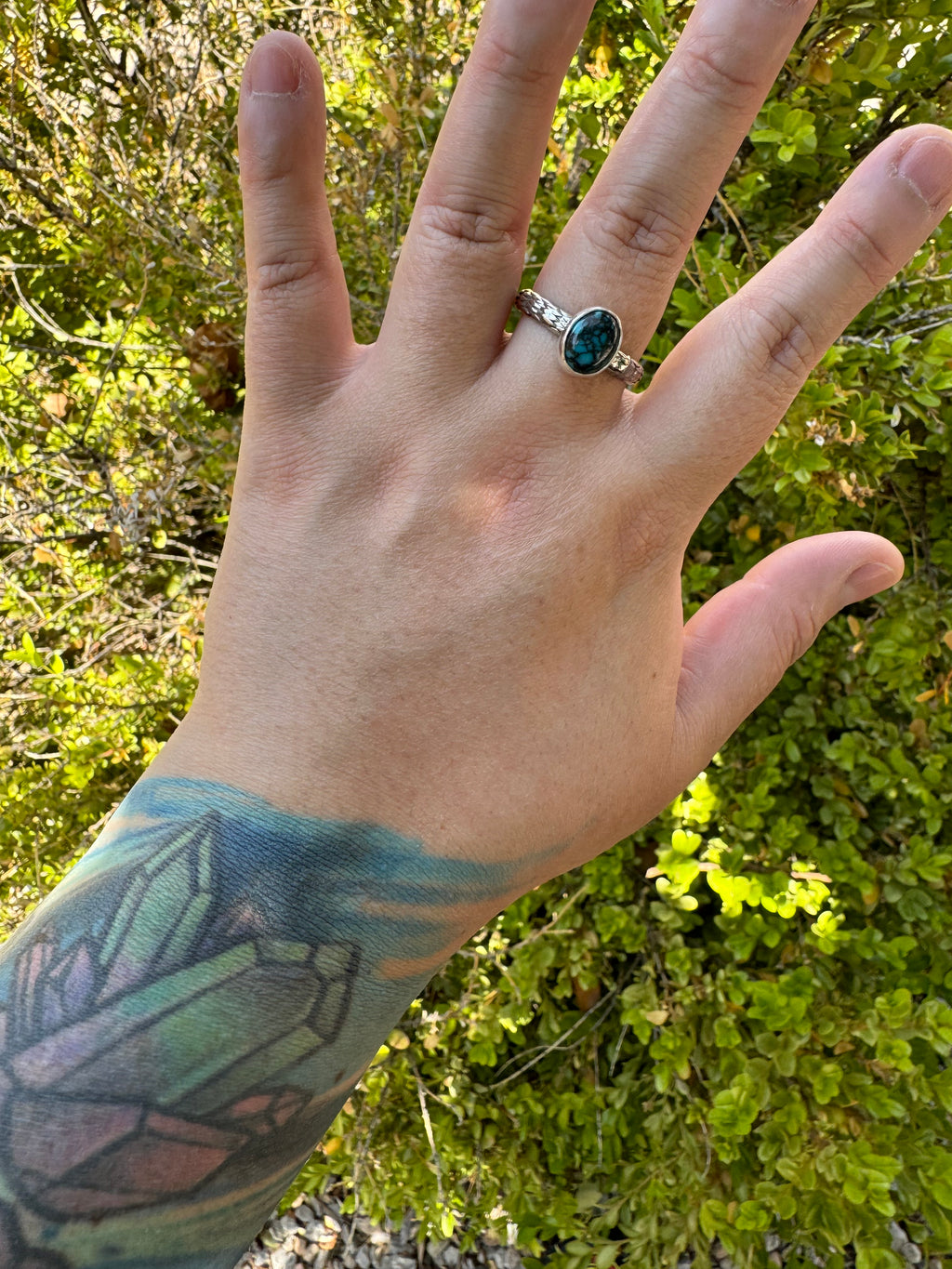 Turquoise Oval Ring (Sz 11.5)