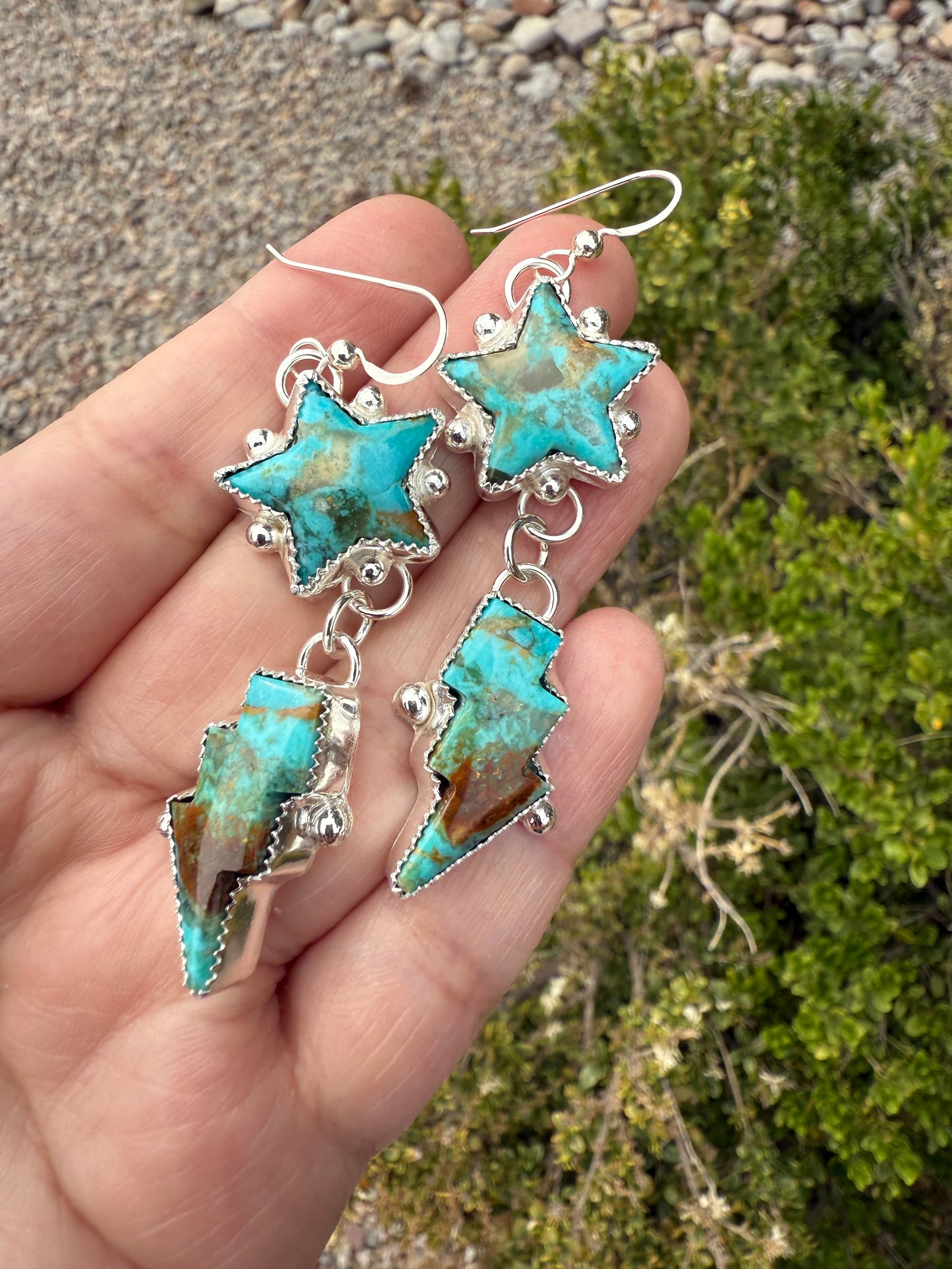 Star & Lightning Earrings