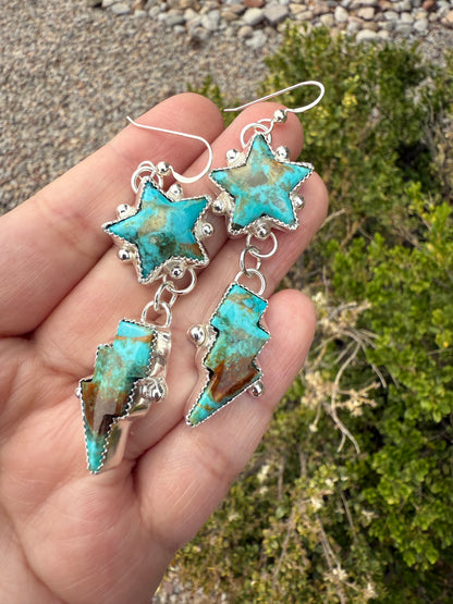 Star & Lightning Earrings