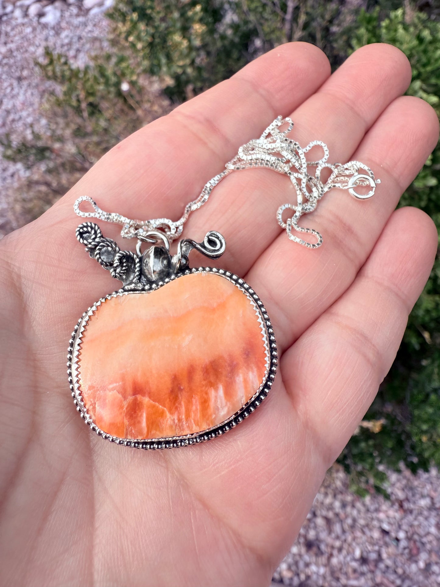 Large Pumpkin Necklace (4)
