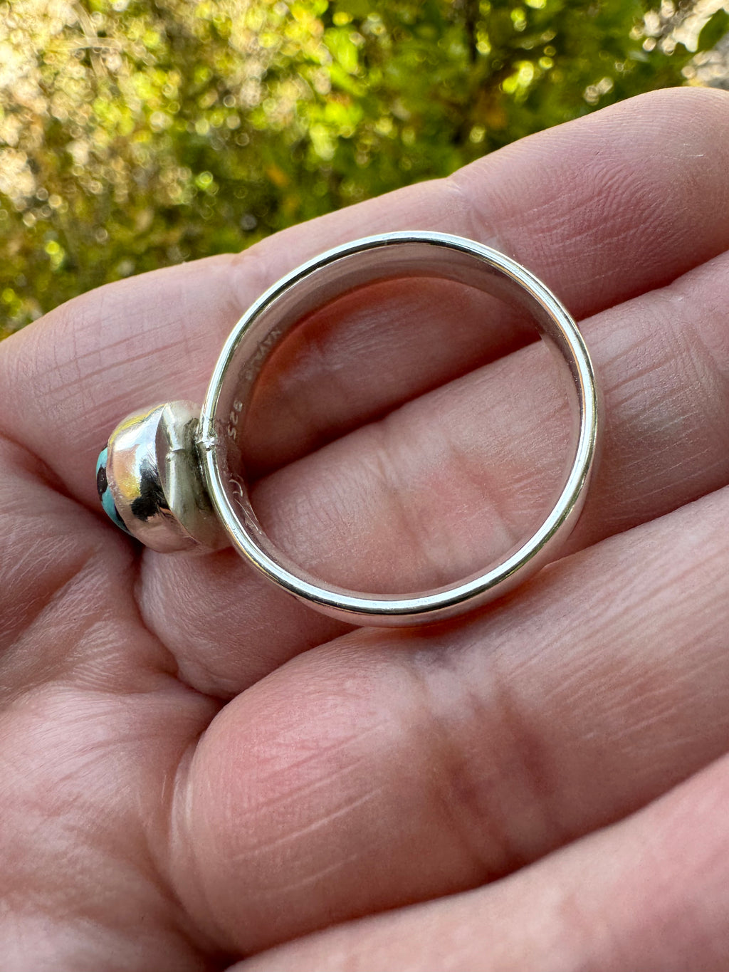 Turquoise Oval Ring (Sz 12)