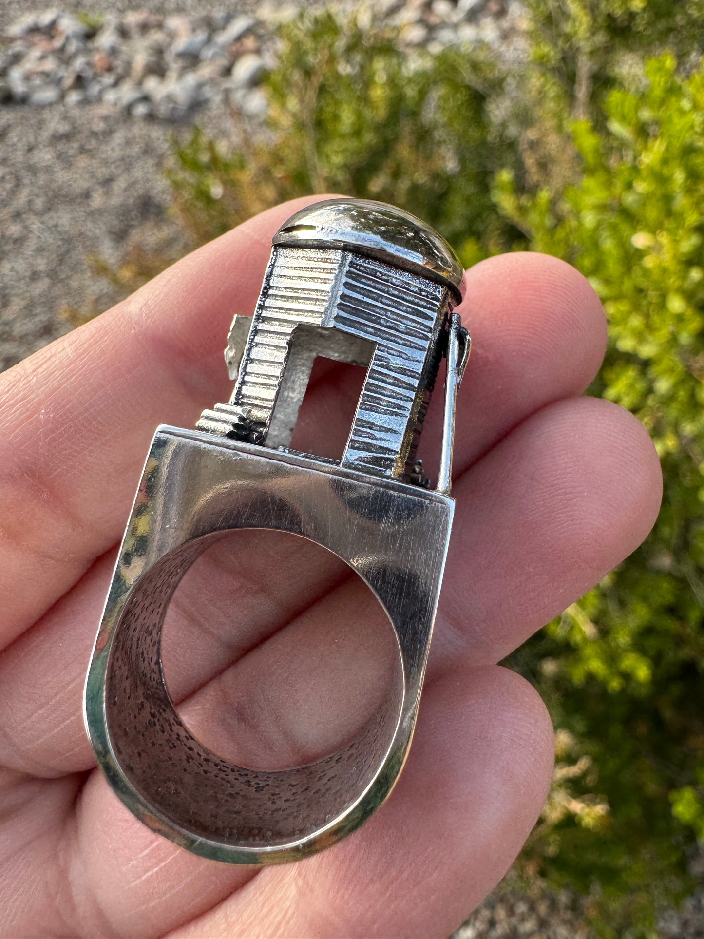 Hogan Hollow Form Ring (Sz 7-8)