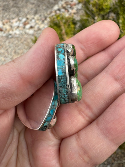 The Turquoise Heart Bolo Tie