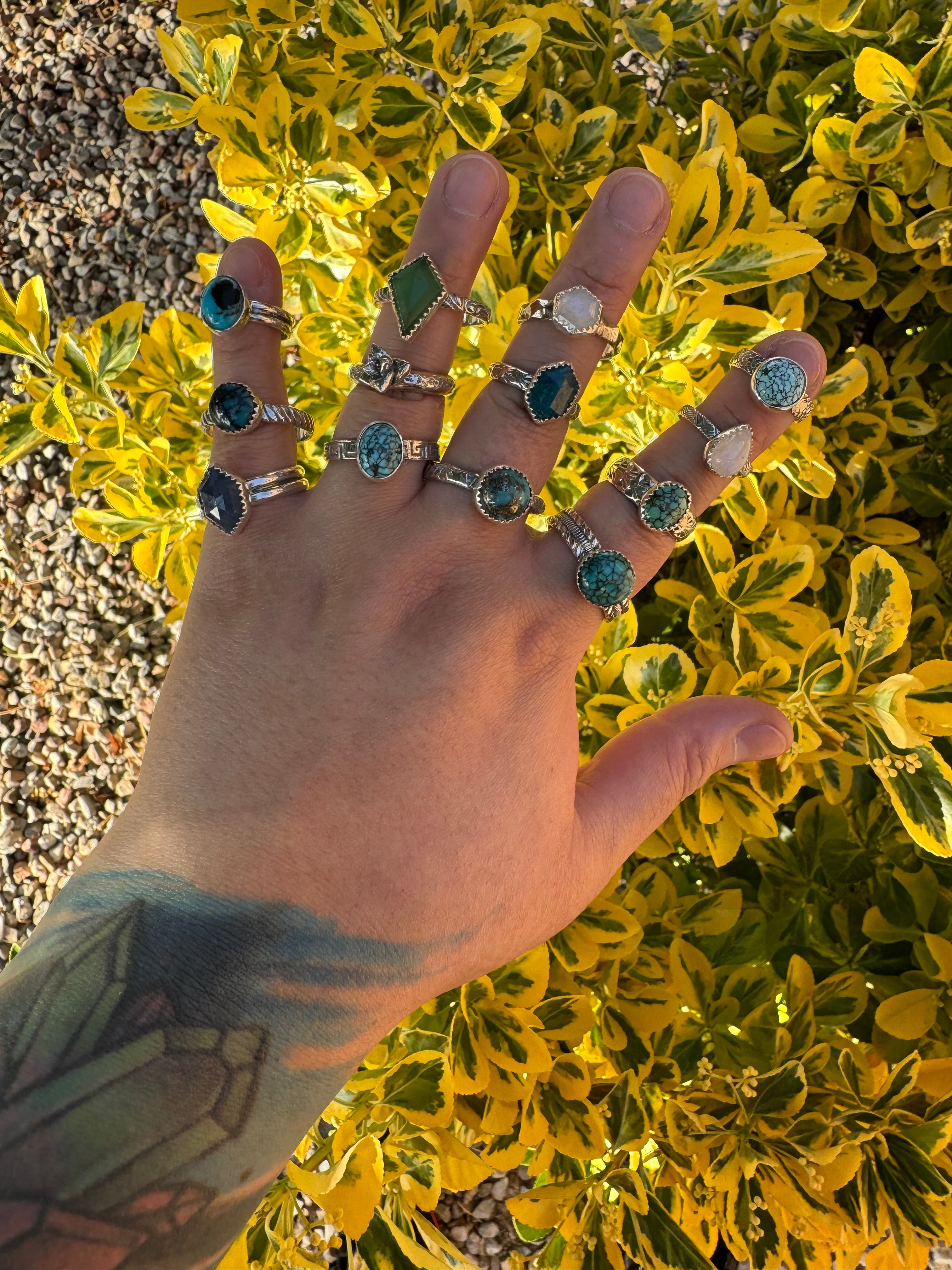 Mexican Turquoise Ring (Sz 4)