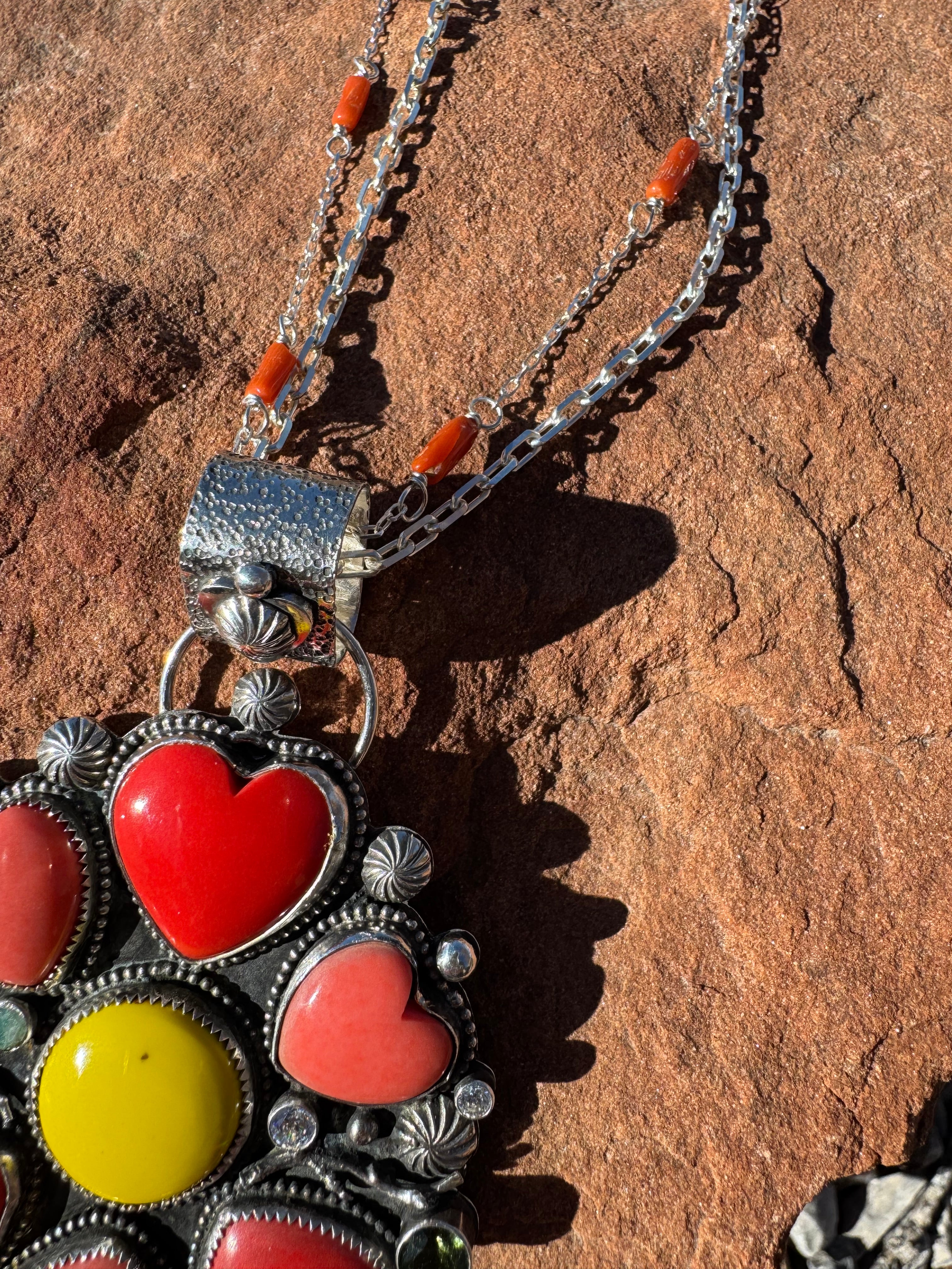 Self-Portrait: Rosarita Floral Pendant