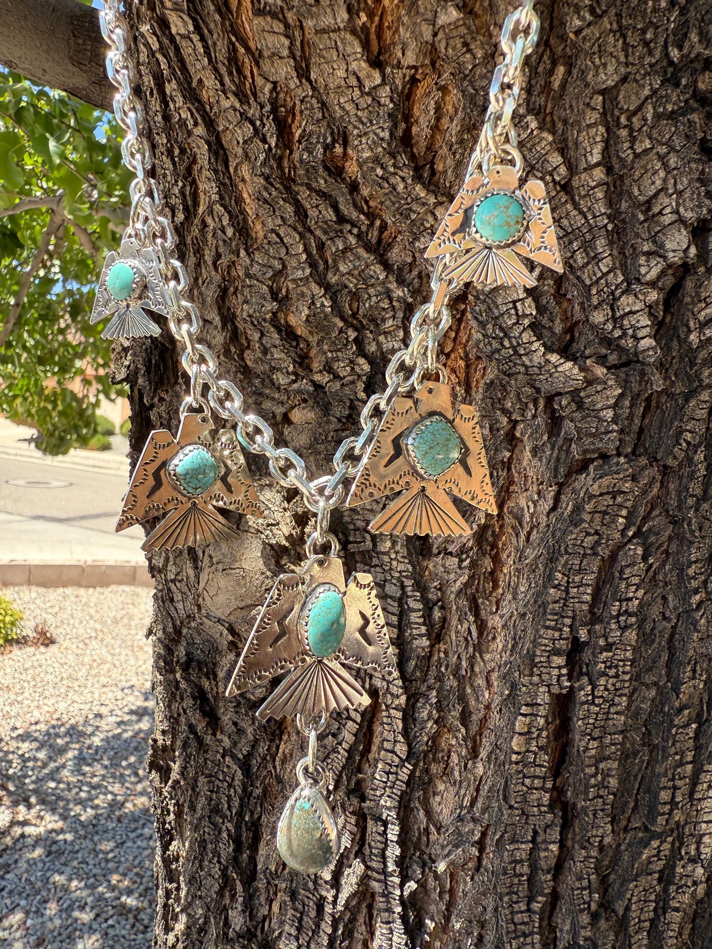 Heavy Metal Thunderbird Necklace