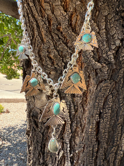 Heavy Metal Thunderbird Necklace