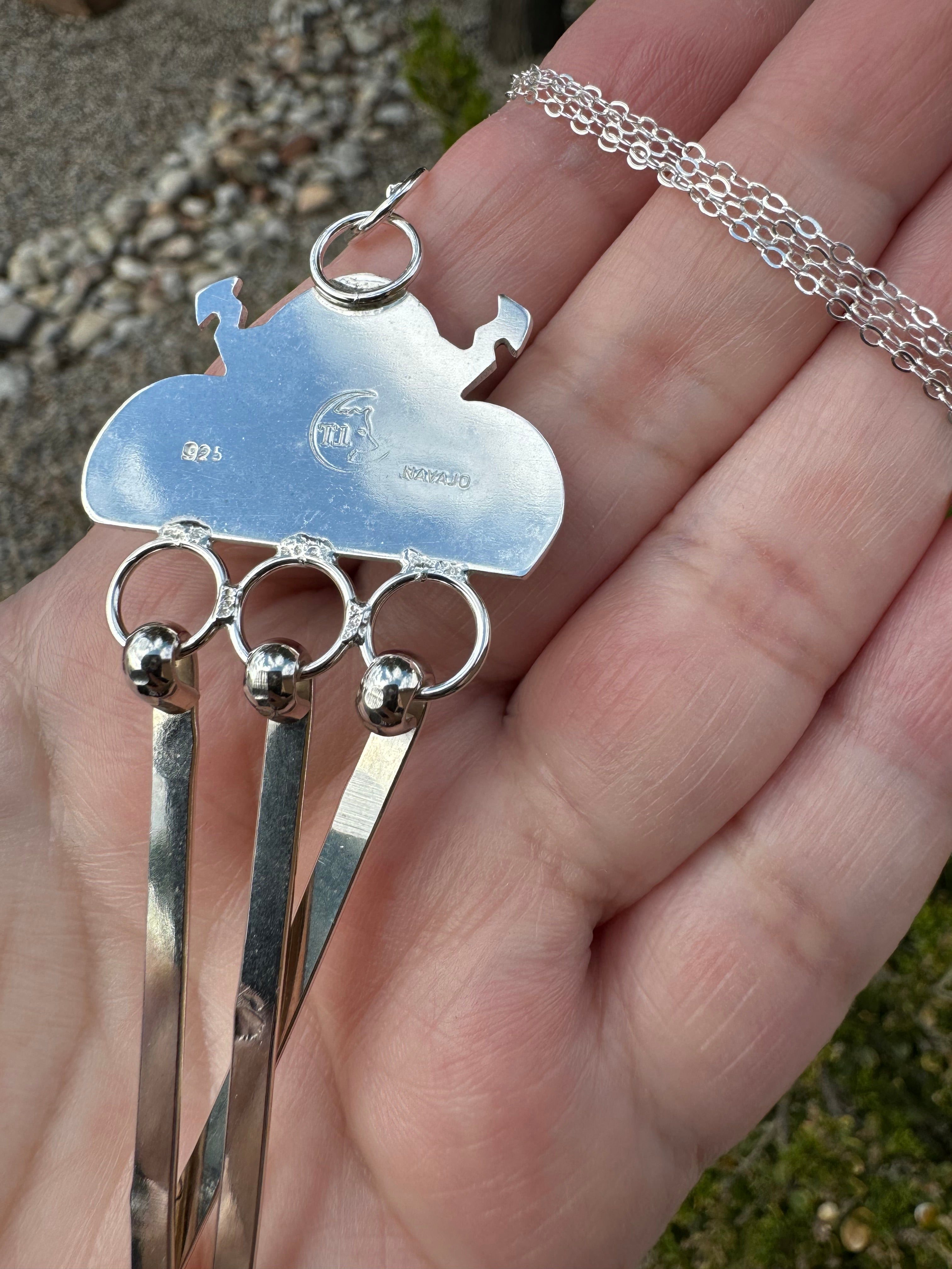 Sonoran Gold Turq. Thundercloud Necklace