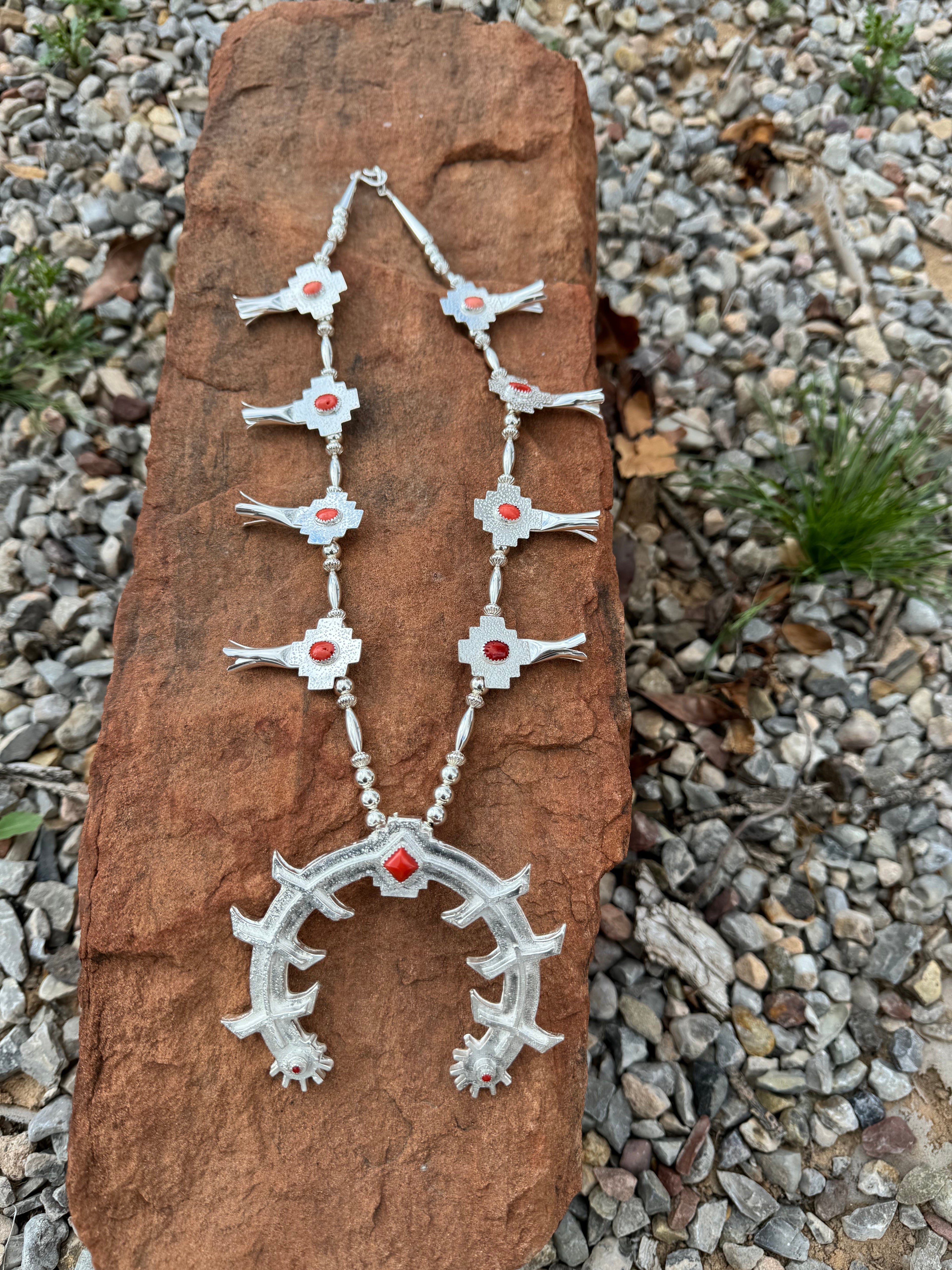 Navajo Tree of Life Squash Blossom