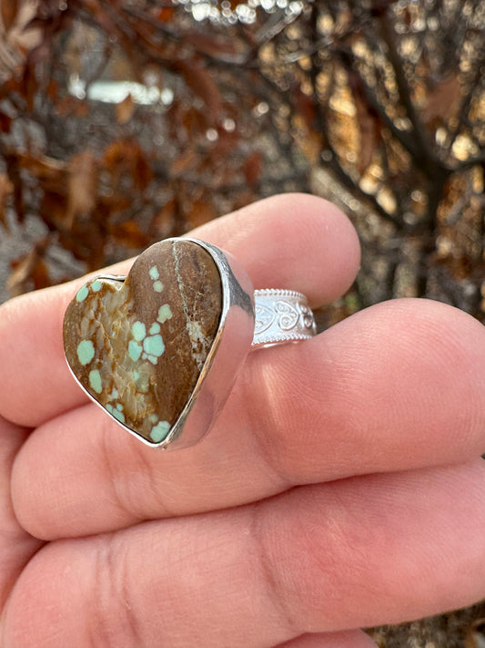 #8 Turquoise Ring (Size 7)
