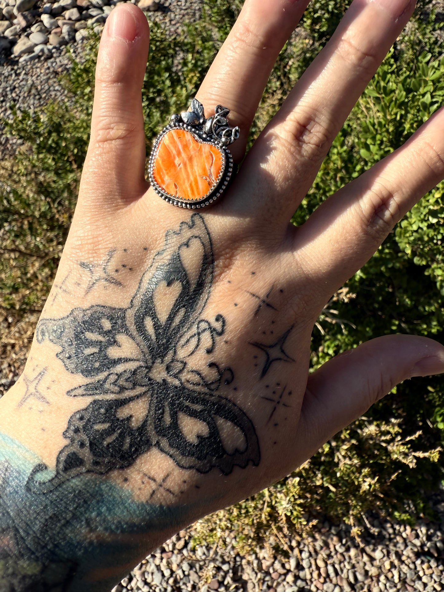 Small Pumpkin Ring (Adjustable sz 3-10)