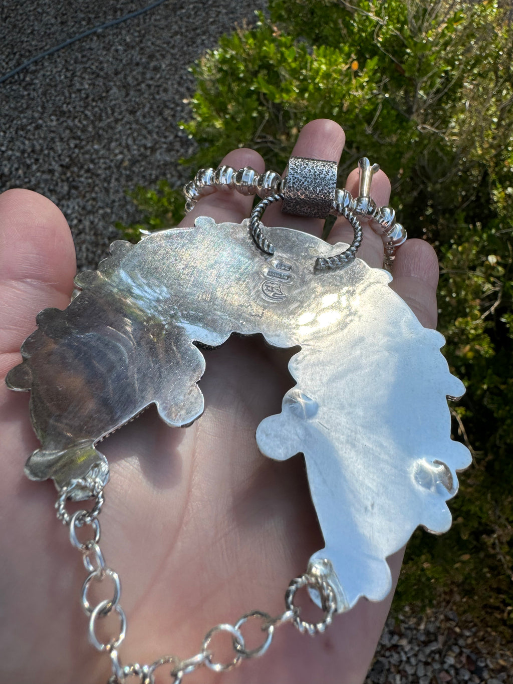 Sonoran Turquoise Concho Squash Blossom Set