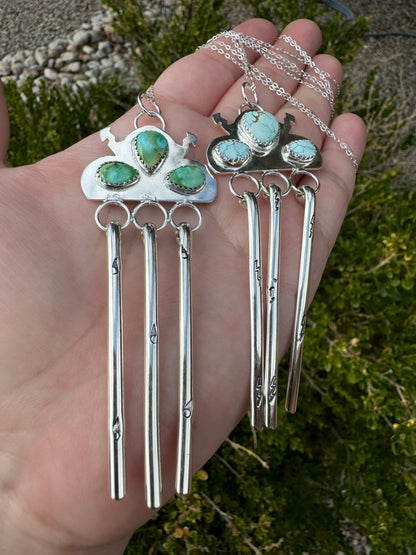 Sonoran Gold Turq. Thundercloud Necklace