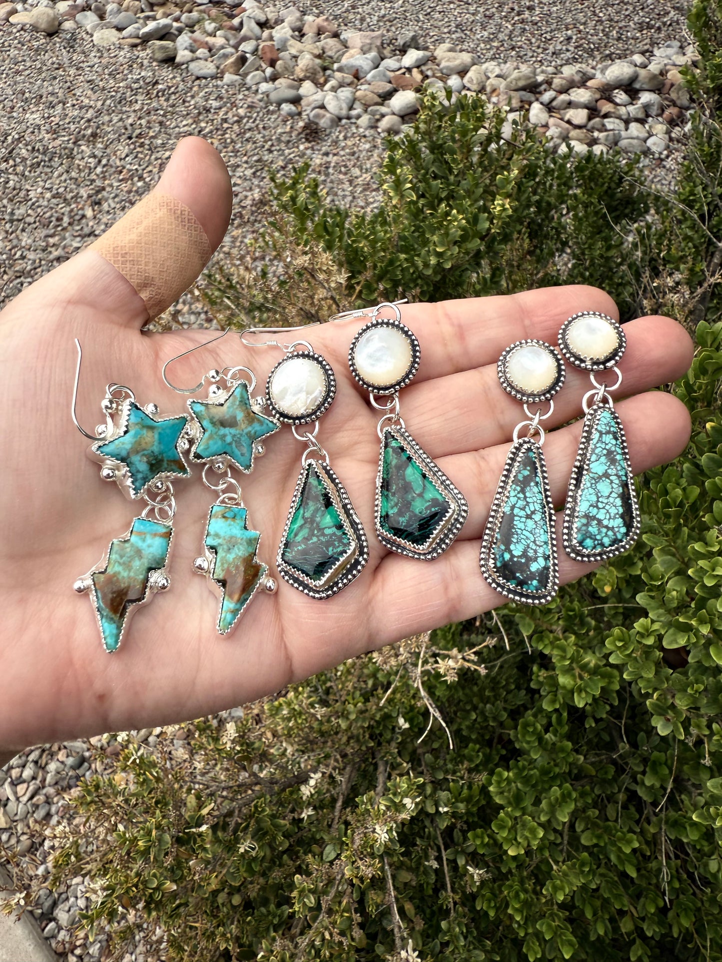 Star & Lightning Earrings