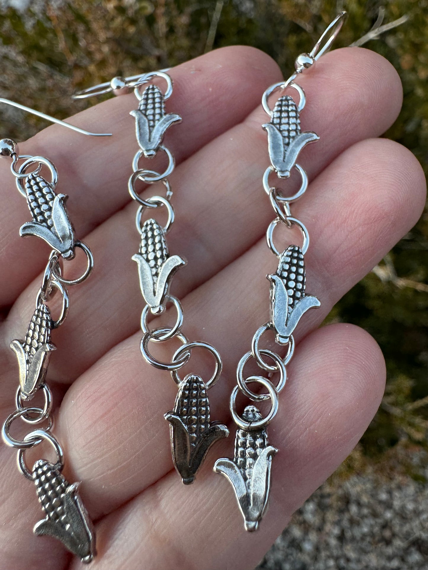 Naadą́ą́' Corn Dangle Earrings