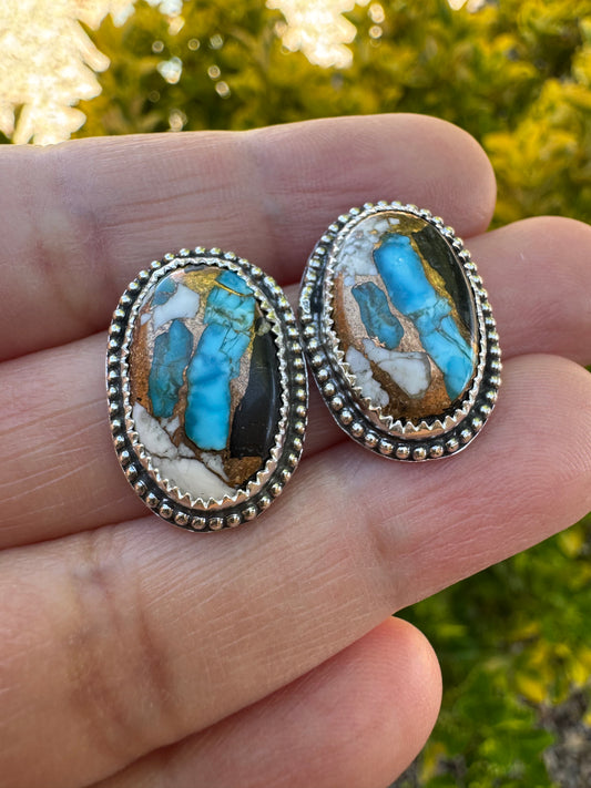 Kingman+White Buffalo Mohave Stud Earrings